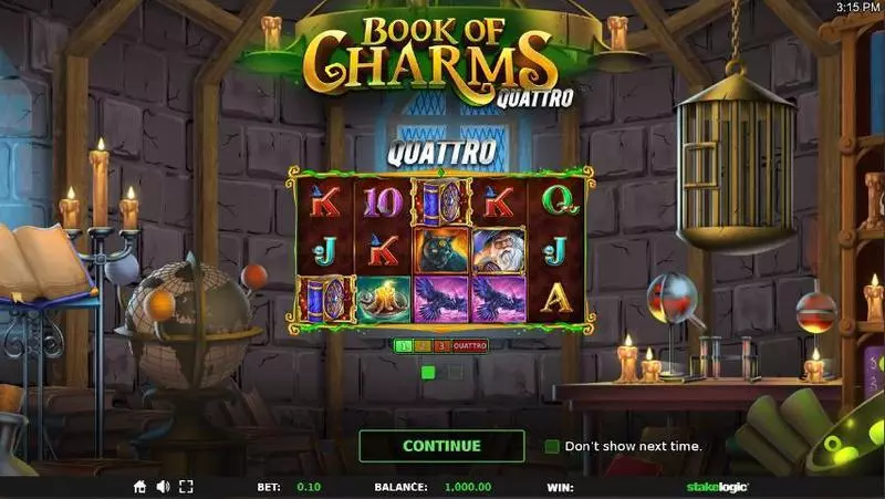 Book of Charms  Real Money Slot made by StakeLogic - Info and Rules