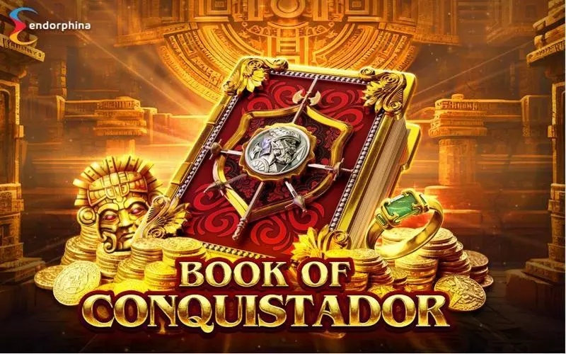 Book of Conquistador  Real Money Slot made by Endorphina - Introduction Screen