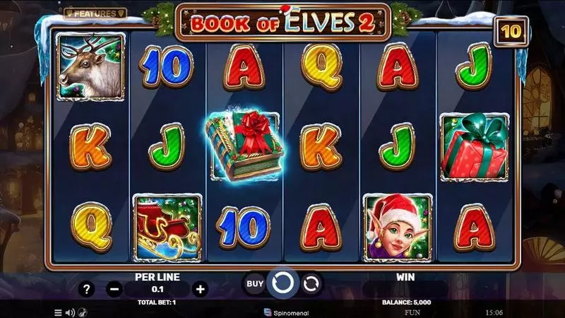Book Of Elves 2  Real Money Slot made by Spinomenal - Main Screen Reels