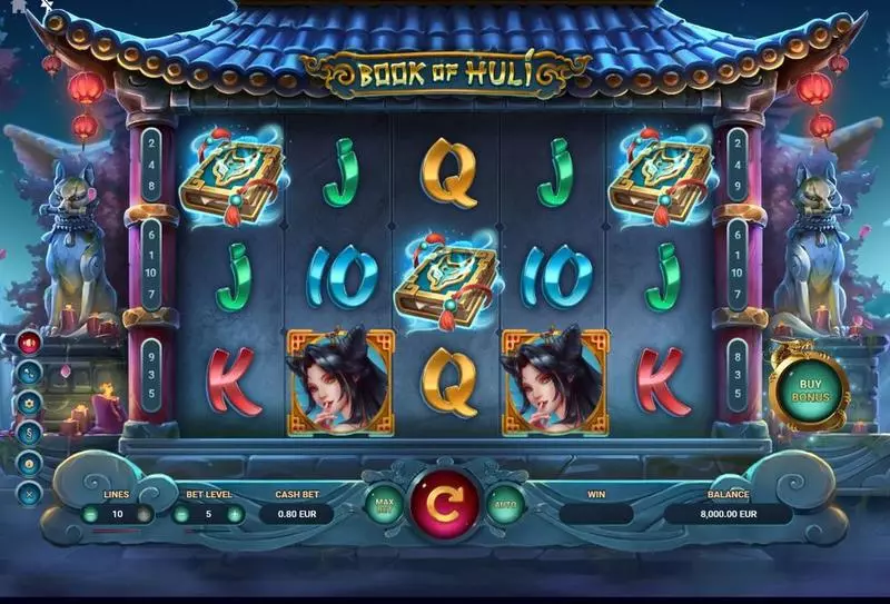 Book of Huli  Real Money Slot made by TrueLab Games - Main Screen Reels