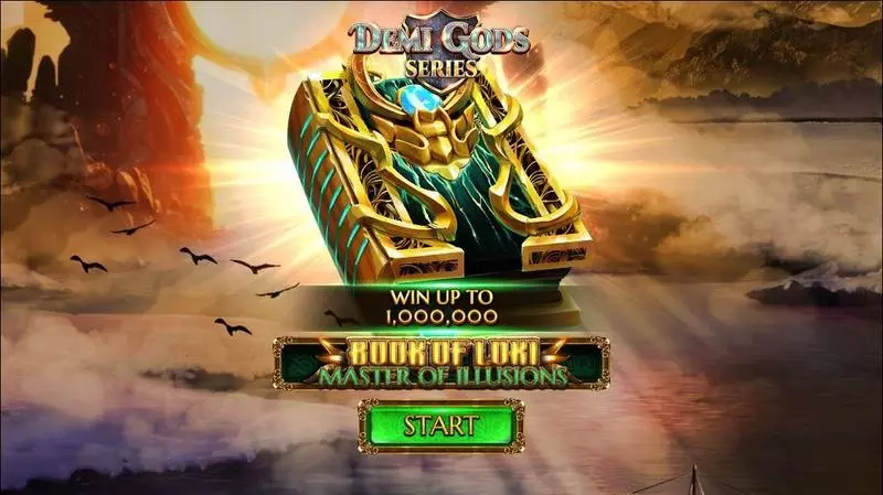 Book Of Loki – Master Of Illusions  Real Money Slot made by Spinomenal - Introduction Screen