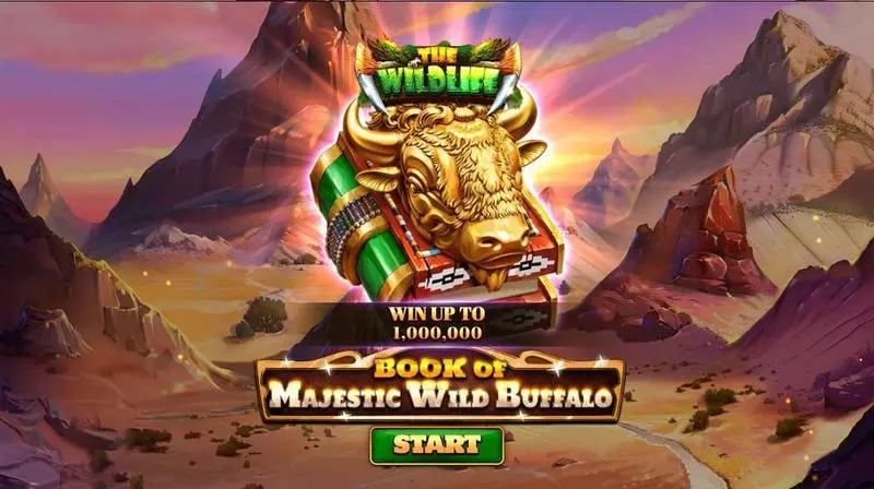 Book Of Majestic Wild Buffalo  Real Money Slot made by Spinomenal - Introduction Screen