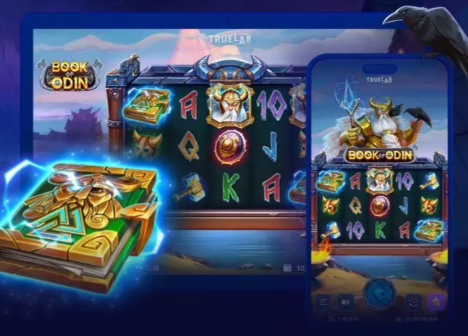 Book of Odin  Real Money Slot made by TrueLab Games - Introduction Screen
