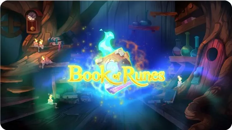 Book of Runes  Real Money Slot made by Mancala Gaming - Introduction Screen