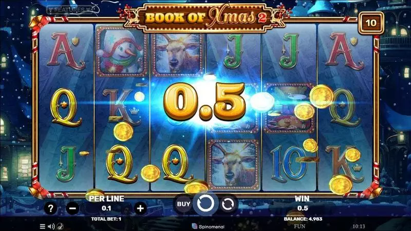 Book Of Xmas 2  Real Money Slot made by Spinomenal - Winning Screenshot