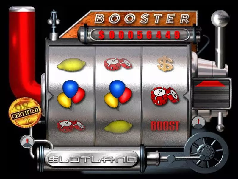 Booster  Real Money Slot made by Slotland Software - Main Screen Reels