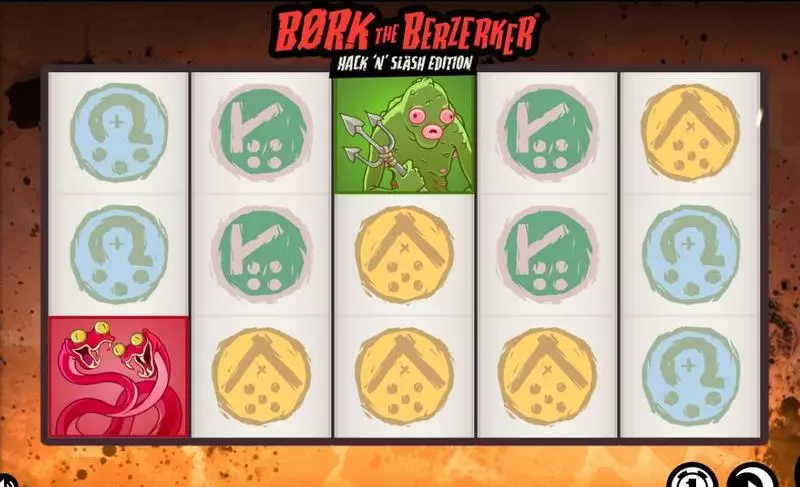Bork the Berzerker Hack 'N Slash Edition  Real Money Slot made by Thunderkick - Main Screen Reels