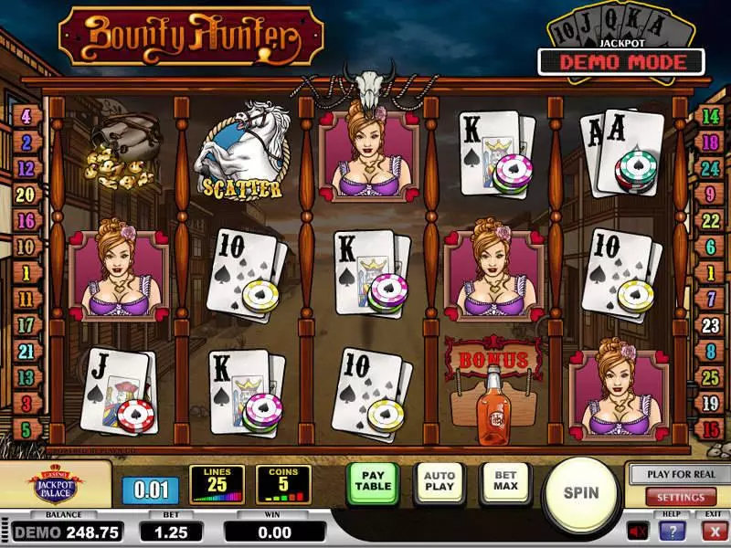 Bounty Hunter  Real Money Slot made by Play'n GO - Main Screen Reels