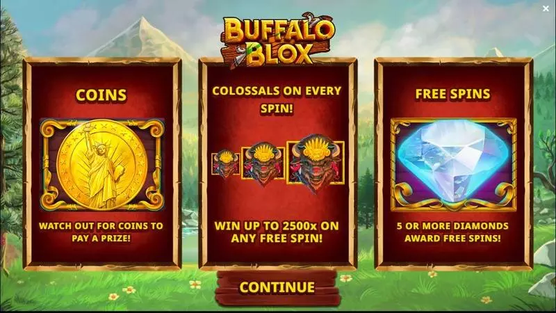 Buffalo Blox Gigablox  Real Money Slot made by Jelly Entertainment - Free Spins Feature