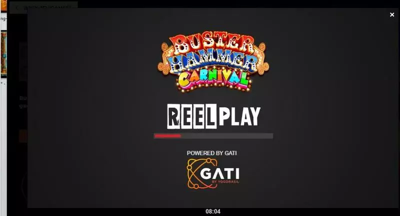 Buster Hammer Carnival  Real Money Slot made by ReelPlay - Introduction Screen