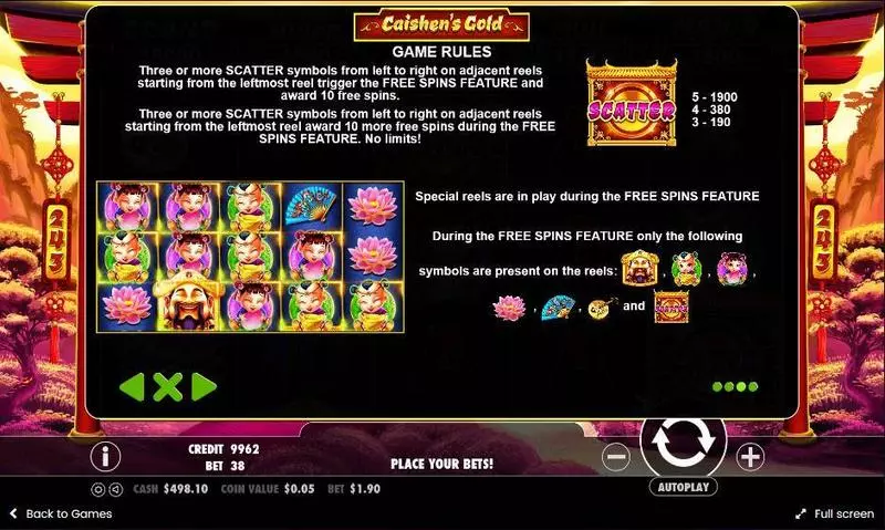 Caishen’s Gold  Real Money Slot made by Pragmatic Play - Bonus 2