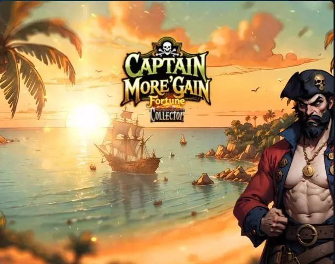 Captain More Gain  Real Money Slot made by AvatarUX - Introduction Screen