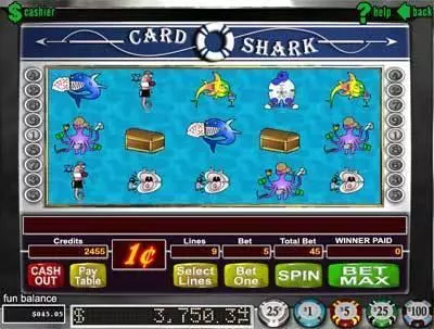 Card Shark  Real Money Slot made by RTG - Main Screen Reels