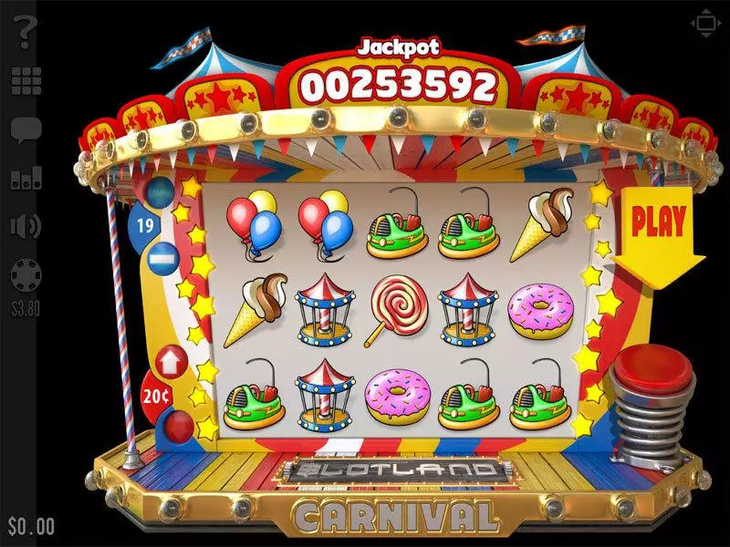 Carnival  Real Money Slot made by Slotland Software - Main Screen Reels