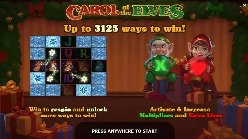 Carol of the Elves  Real Money Slot made by Yggdrasil - Info and Rules