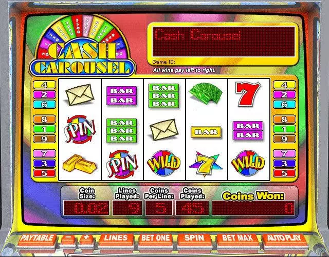 Cash Carousel  Real Money Slot made by Leap Frog - Main Screen Reels