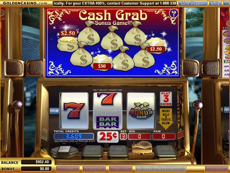 Cash Grab  Real Money Slot made by WGS Technology - Bonus 1