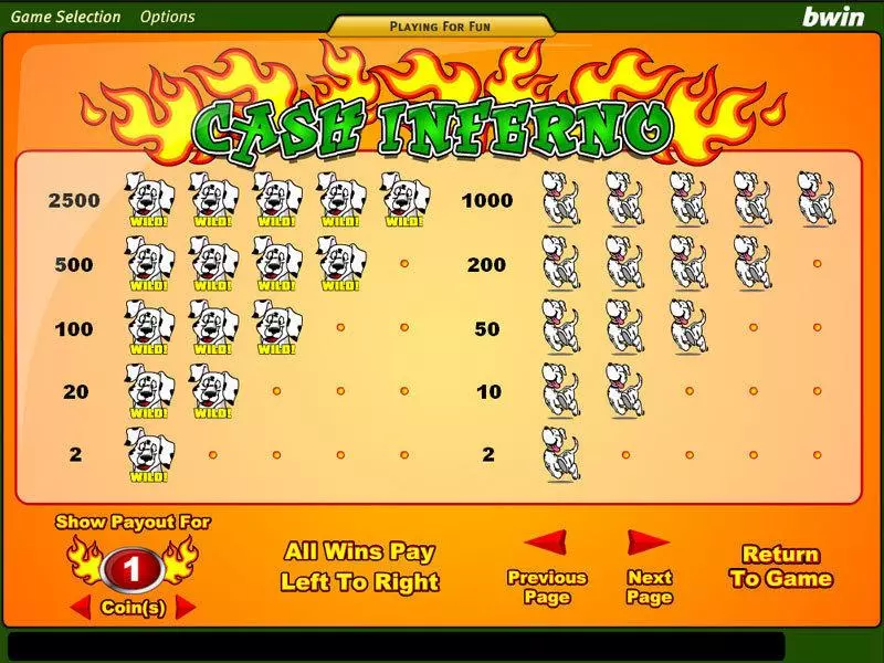 Cash Inferno  Real Money Slot made by Amaya - Info and Rules