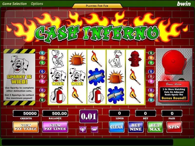 Cash Inferno  Real Money Slot made by Amaya - Main Screen Reels