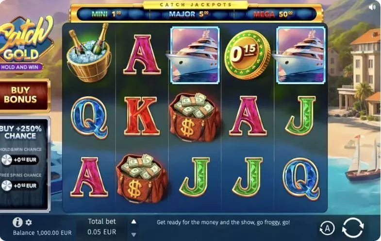 Catch The Gold  Real Money Slot made by BGaming - Main Screen Reels