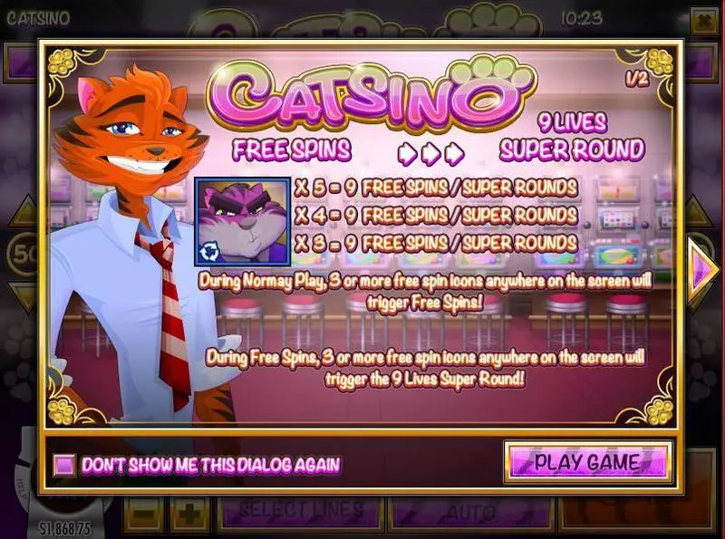 Catsino  Real Money Slot made by Rival - Info and Rules