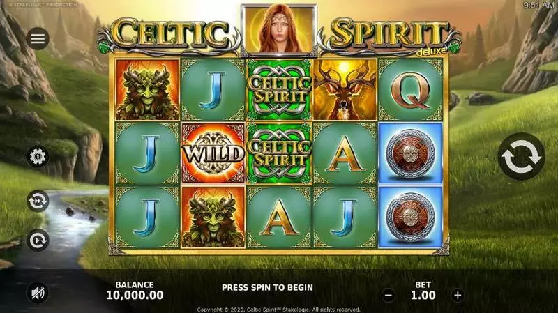 Celtic Spirit  Real Money Slot made by StakeLogic - Main Screen Reels