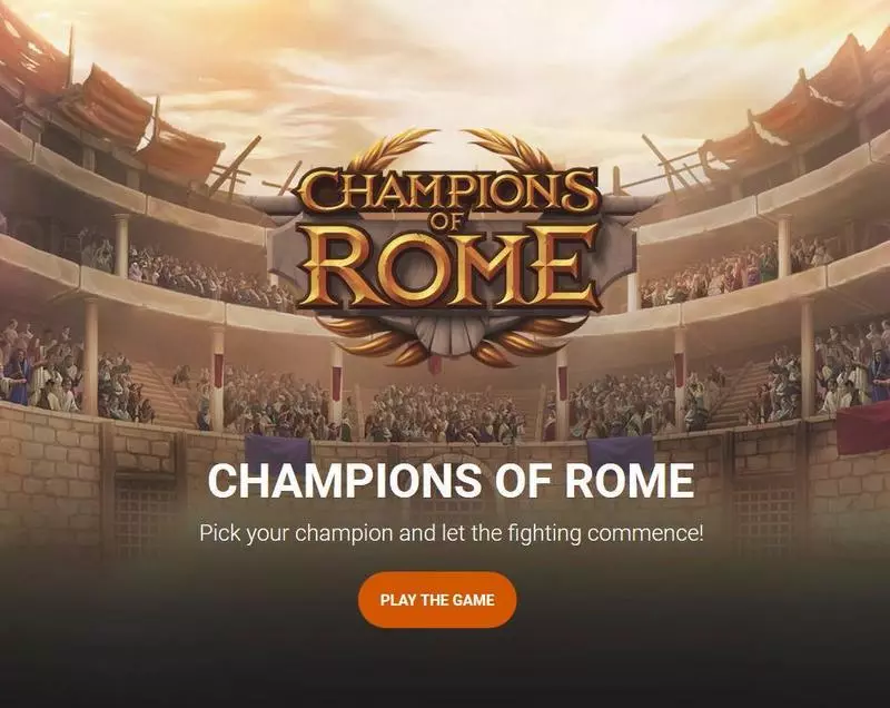 Champions of Rome  Real Money Slot made by Yggdrasil - Info and Rules