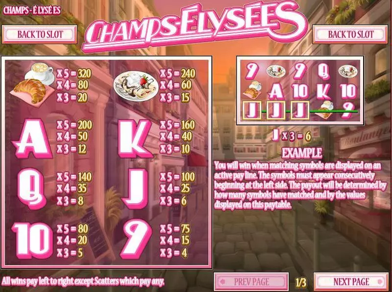 Champs-Elysees  Real Money Slot made by Rival - Info and Rules