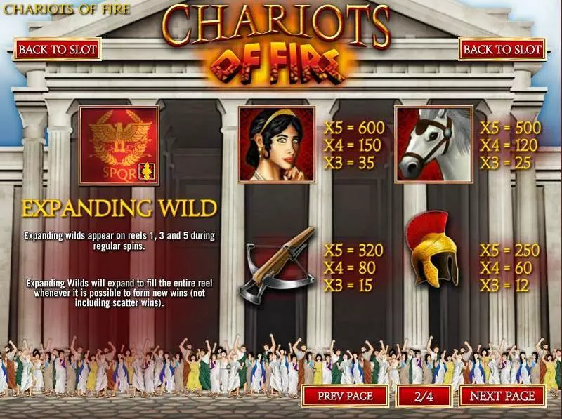 Chariots of Fire  Real Money Slot made by Rival - Bonus 1