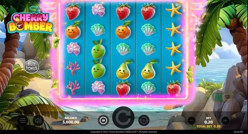Cherry Bomber  Real Money Slot made by StakeLogic - Main Screen Reels