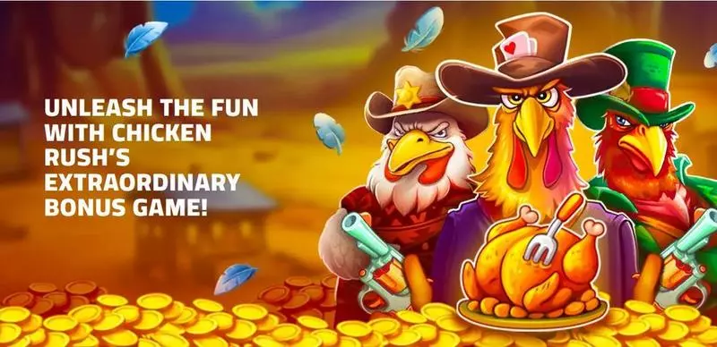 Chicken Rush  Real Money Slot made by BGaming - Introduction Screen