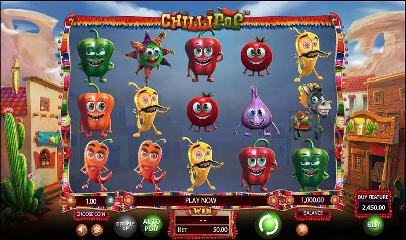 Chillipop  Real Money Slot made by BetSoft - Main Screen Reels