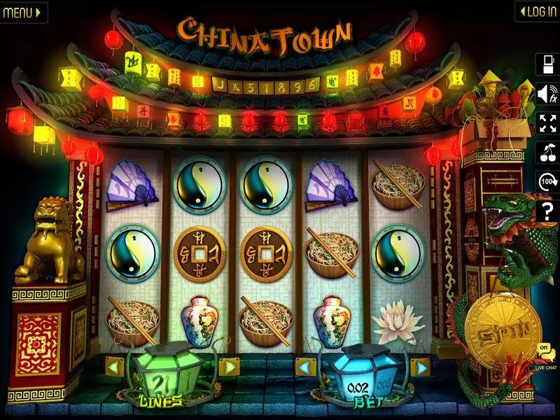 Chinatown  Real Money Slot made by Slotland Software - Main Screen Reels