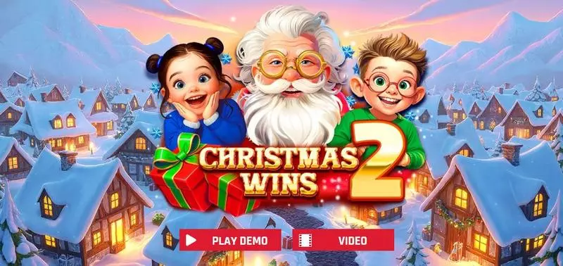 Christmas Wins 2  Real Money Slot made by Red Rake Gaming - Introduction Screen