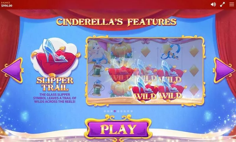 Cinderella  Real Money Slot made by Red Tiger Gaming - Info and Rules
