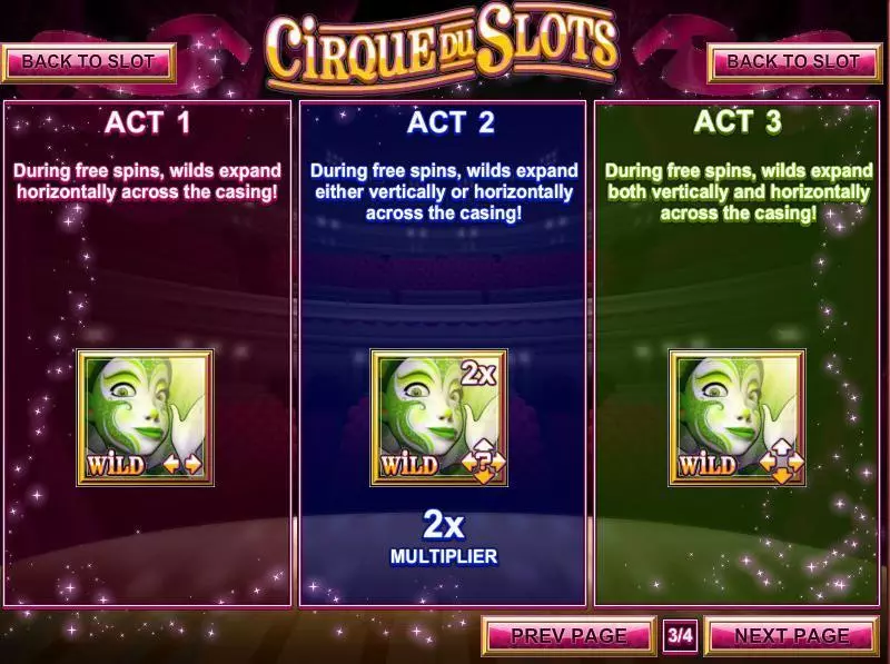 Cirque du Slots  Real Money Slot made by Rival - Info and Rules