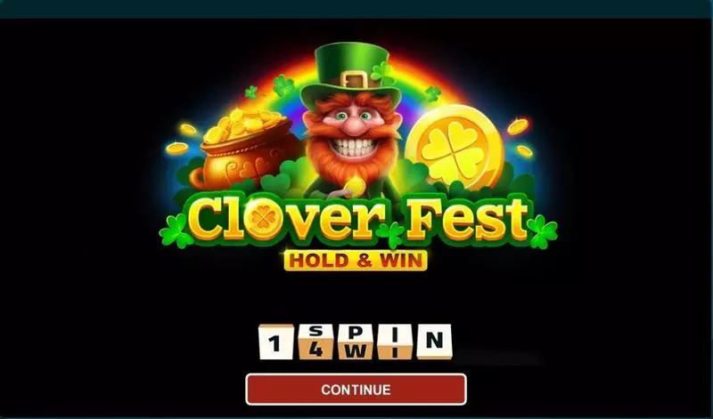 Clover Fest Hold And Win  Real Money Slot made by 1Spin4Win - Introduction Screen