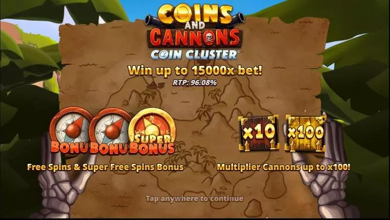 Coins and Cannons  Real Money Slot made by Slotmill - Introduction Screen