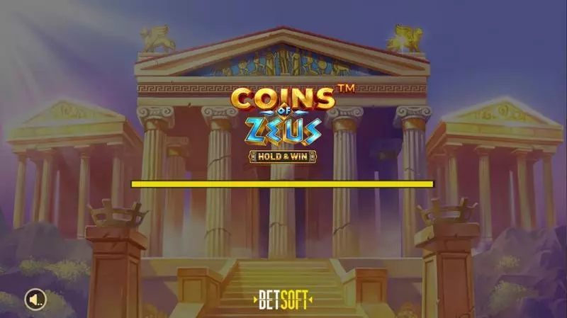 Coins of Zeus – HOLD and WIN  Real Money Slot made by BetSoft - Introduction Screen