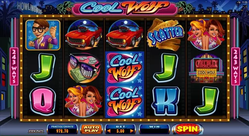 Cool Woolf  Real Money Slot made by Microgaming - Main Screen Reels