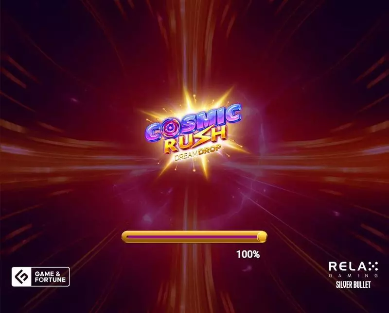 Cosmic Rush  Real Money Slot made by Four Leaf Gaming - Introduction Screen