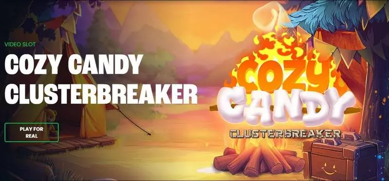 Cozy Candy Clusterbreaker  Real Money Slot made by StakeLogic - Introduction Screen