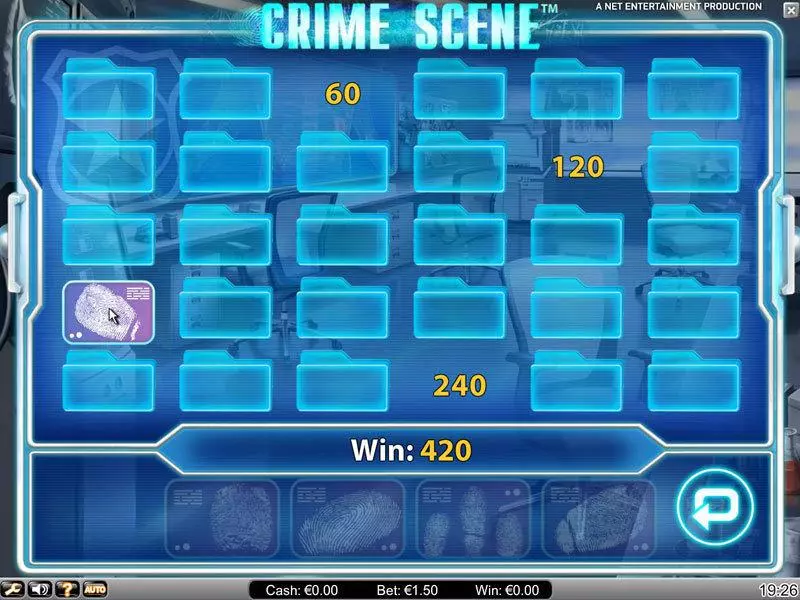 Crime Scene  Real Money Slot made by NetEnt - Bonus 1