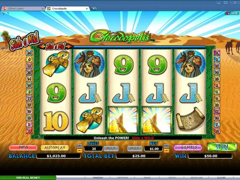 Crocodopolis  Real Money Slot made by Microgaming - Main Screen Reels