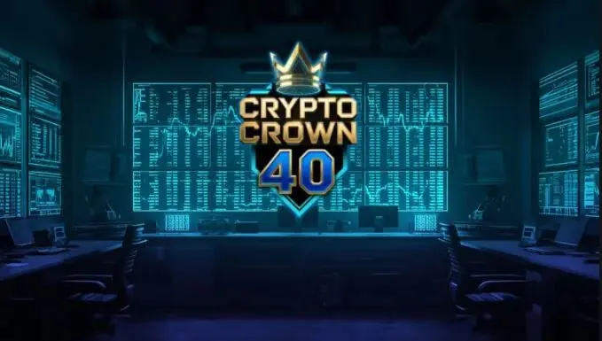 Crypto Crown 40  Real Money Slot made by AvatarUX - Introduction Screen