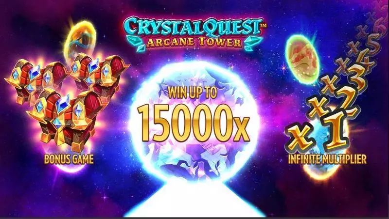Crystal Quest: ArcaneTower  Real Money Slot made by Thunderkick - Info and Rules