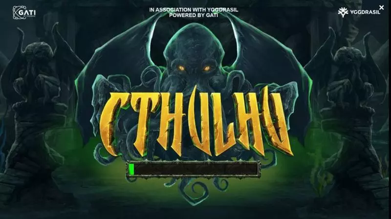 Cthulhu  Real Money Slot made by G.games - Introduction Screen