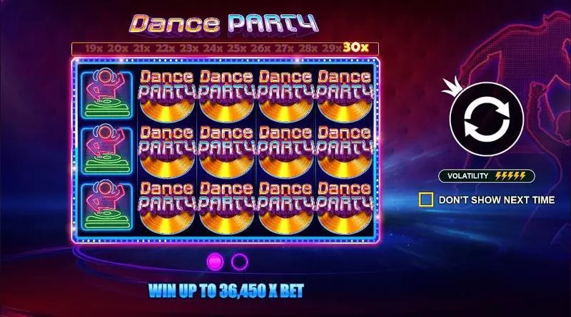 Dance Party  Real Money Slot made by Pragmatic Play - Info and Rules
