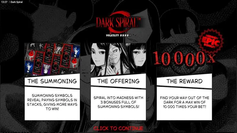 Dark Spiral  Real Money Slot made by Hacksaw Gaming - Info and Rules