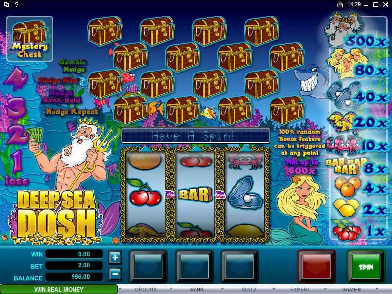 Deep Sea Dosh  Real Money Slot made by Microgaming - Bonus 1
